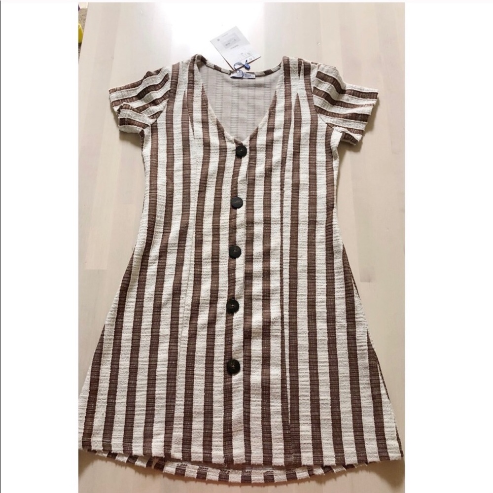 Stripes mini dress